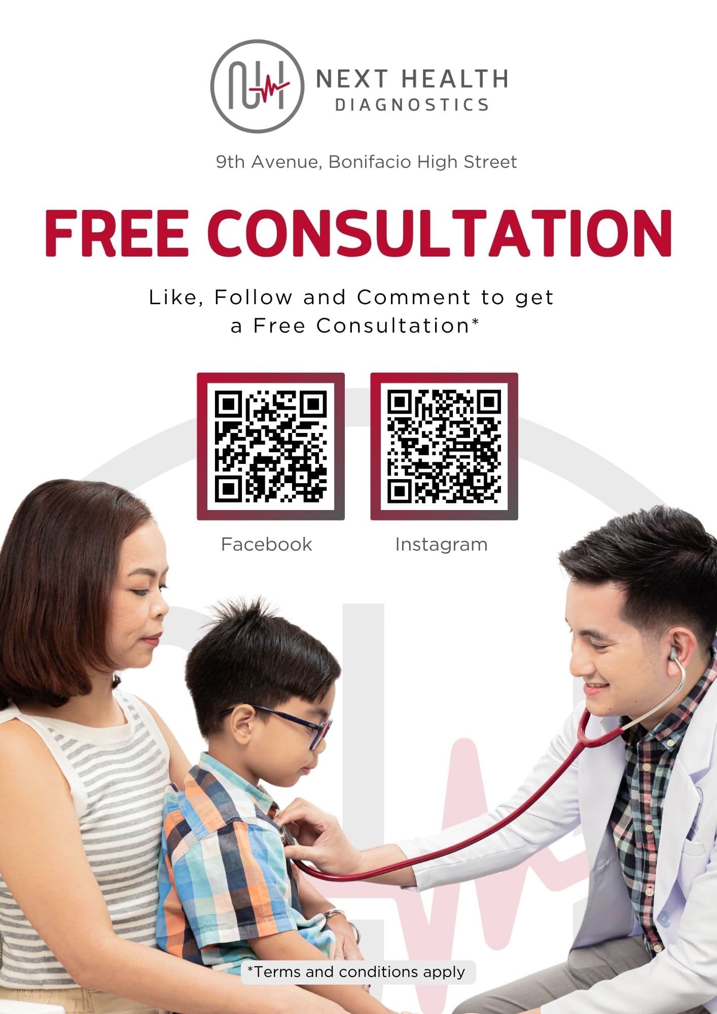 Free Consultation at Next Health Diagnostics